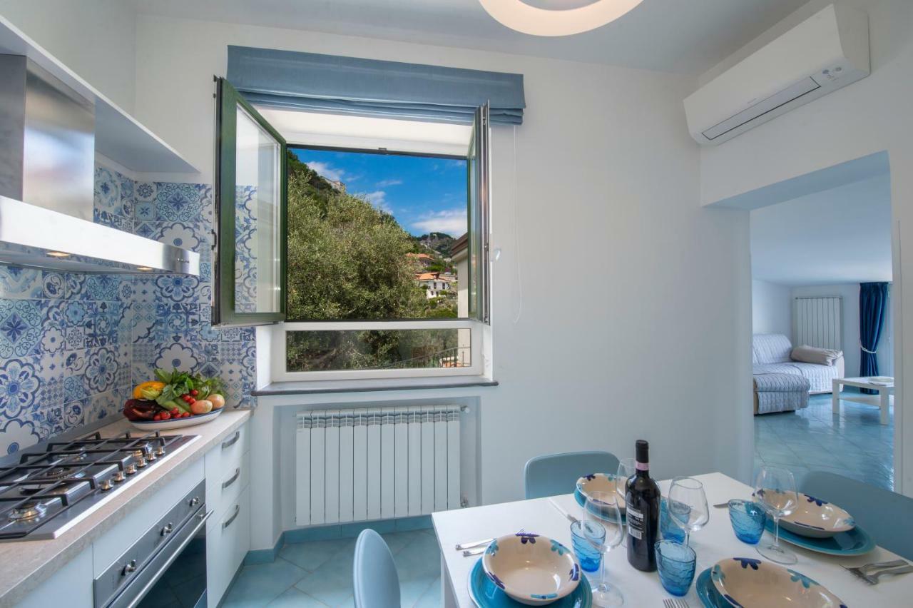 Amalfi Coast Mareblu Apartman Furore Kültér fotó