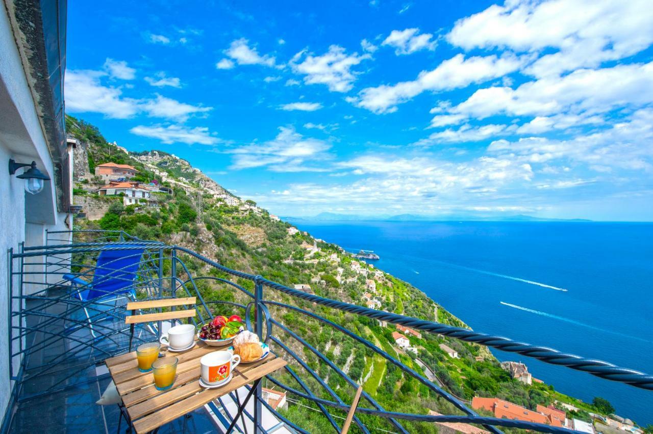 Amalfi Coast Mareblu Apartman Furore Kültér fotó